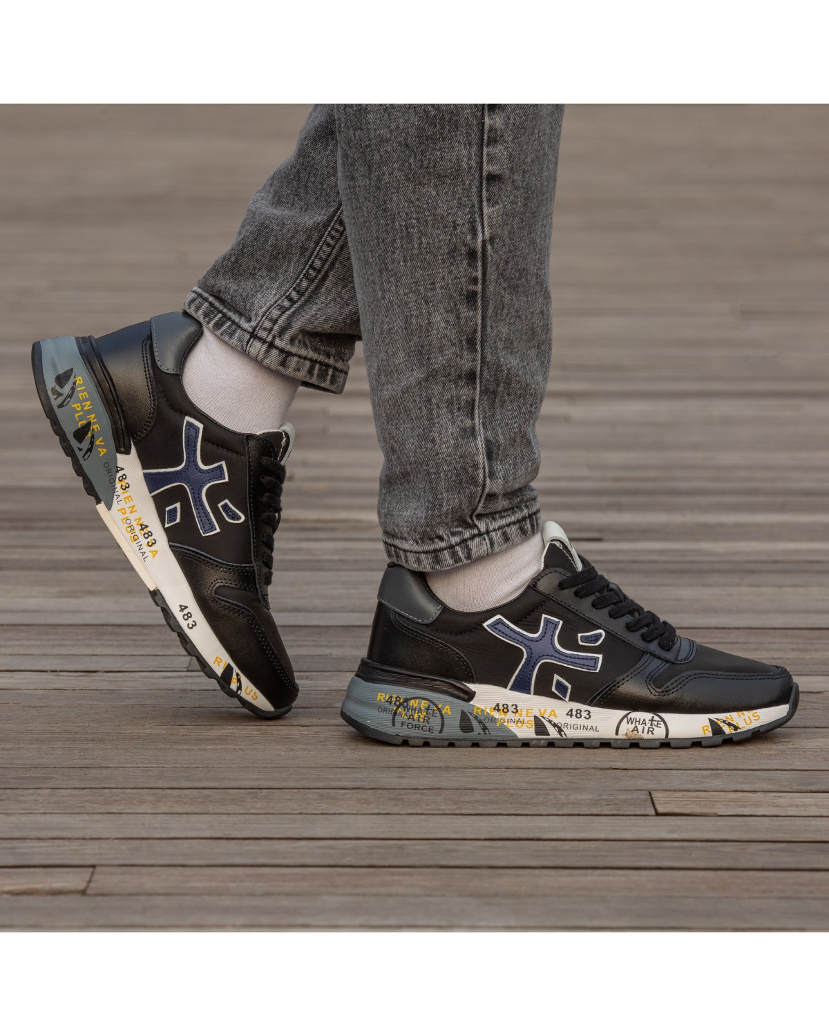 Premiata Beige Black
