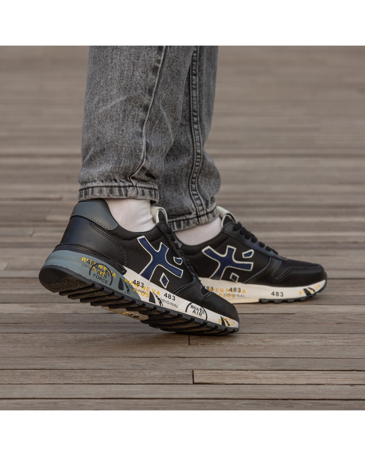 Premiata Beige Black