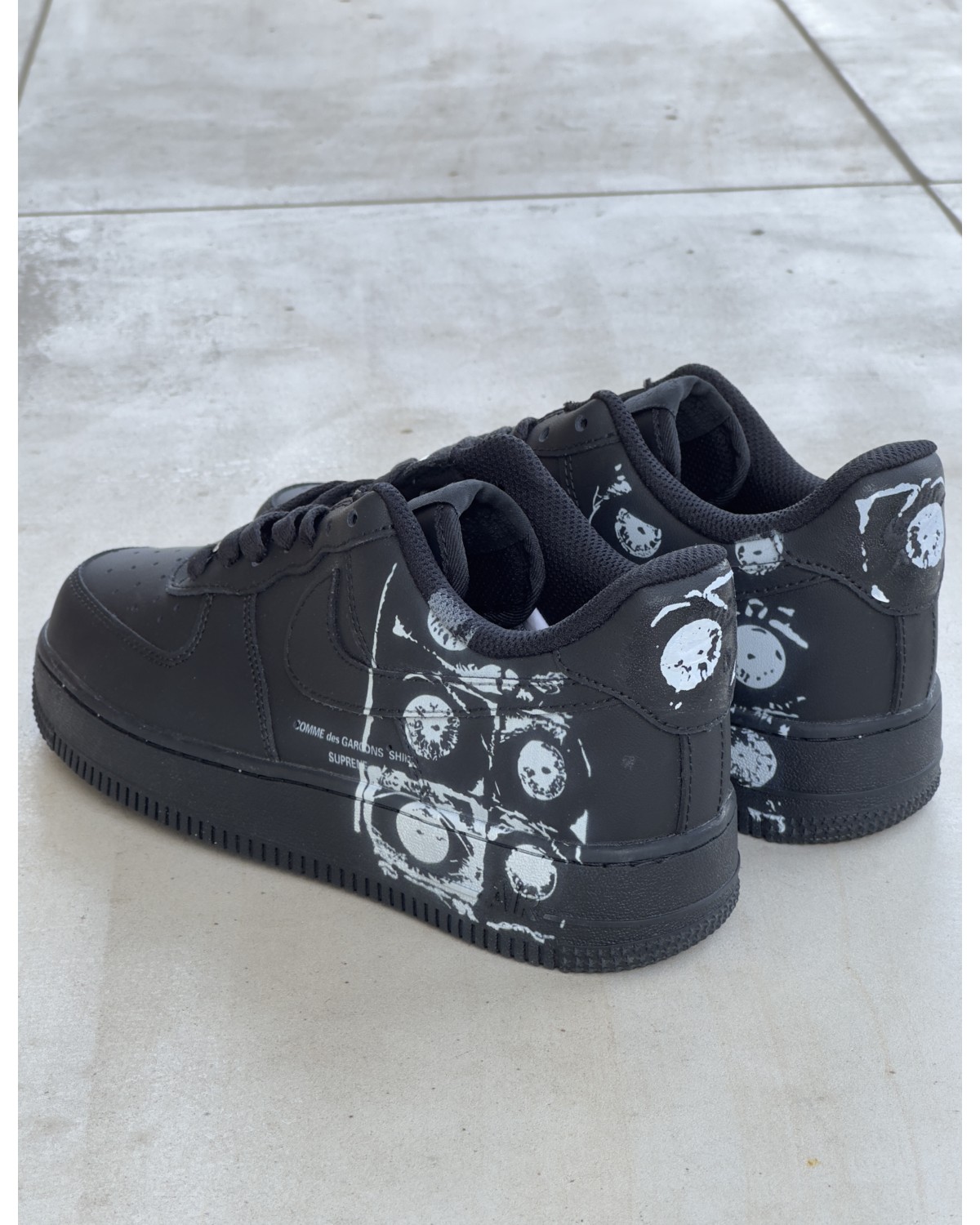 Nike Air Force 1 Low х  Comme des Garçons Supreme Black