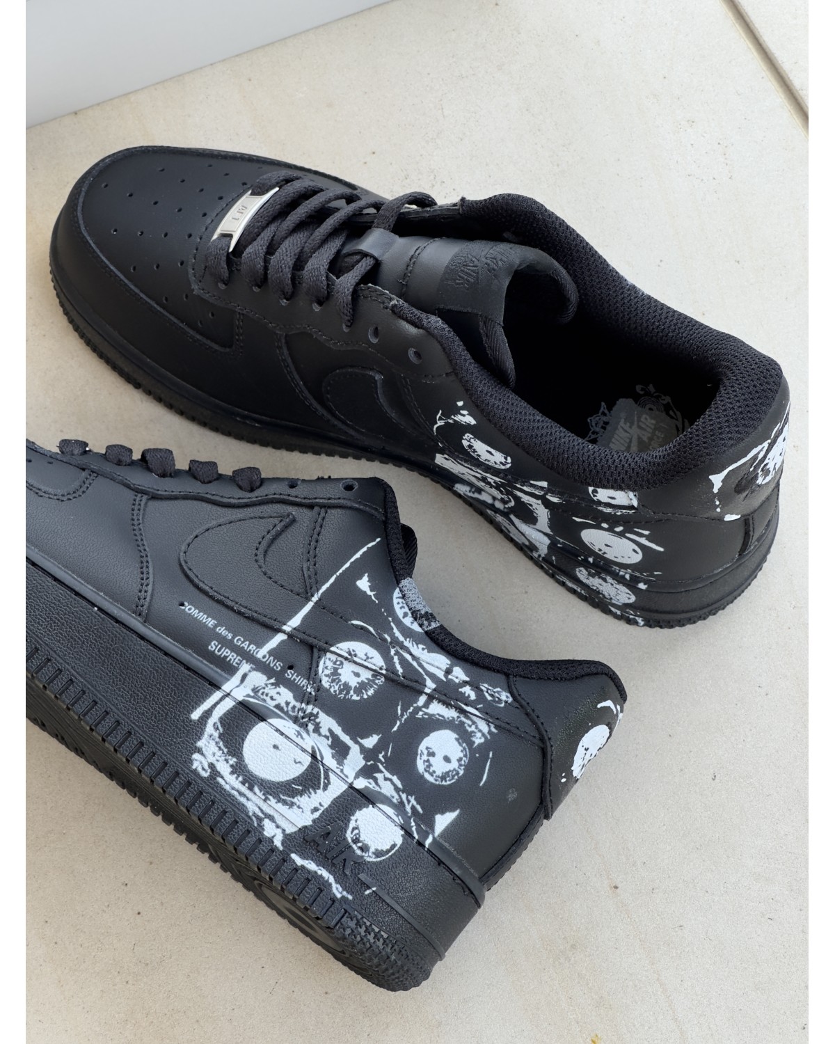 Nike Air Force 1 Low х  Comme des Garçons Supreme Black