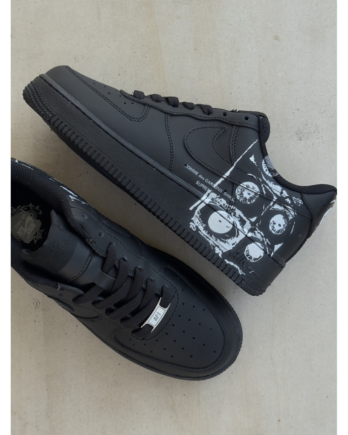 Nike Air Force 1 Low х  Comme des Garçons Supreme Black