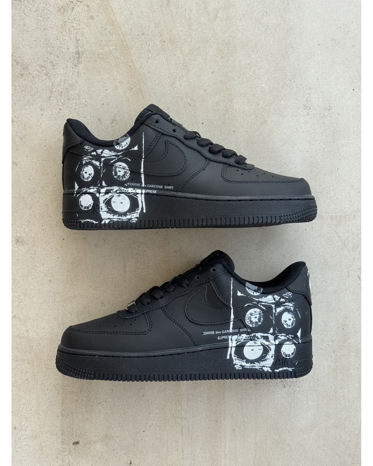 Nike Air Force 1 Low х  Comme des Garçons Supreme Black