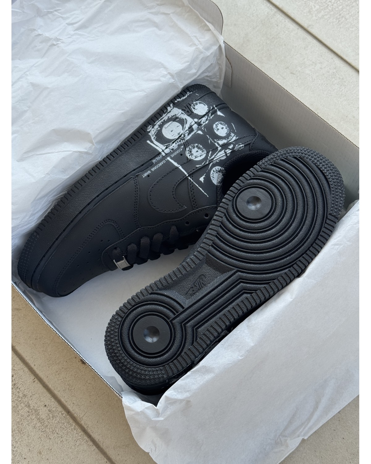 Nike Air Force 1 Low х  Comme des Garçons Supreme Black