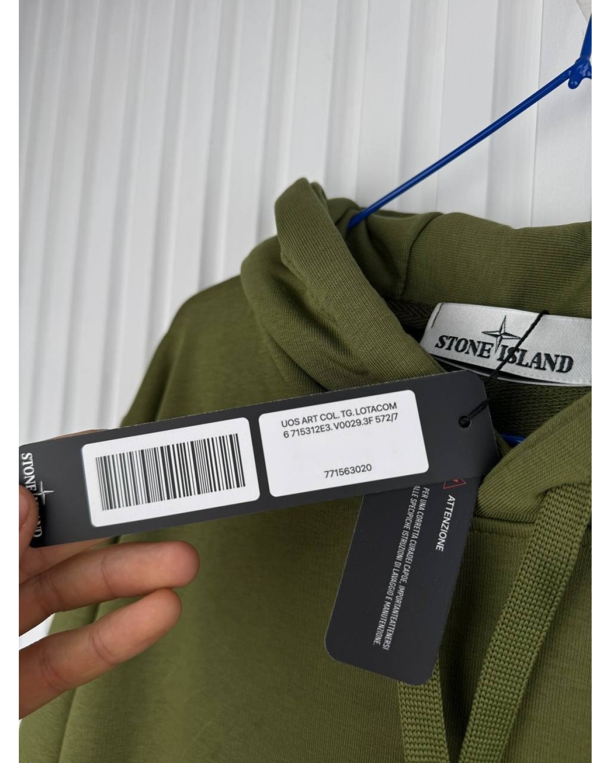 Худі Stone Island оливкове