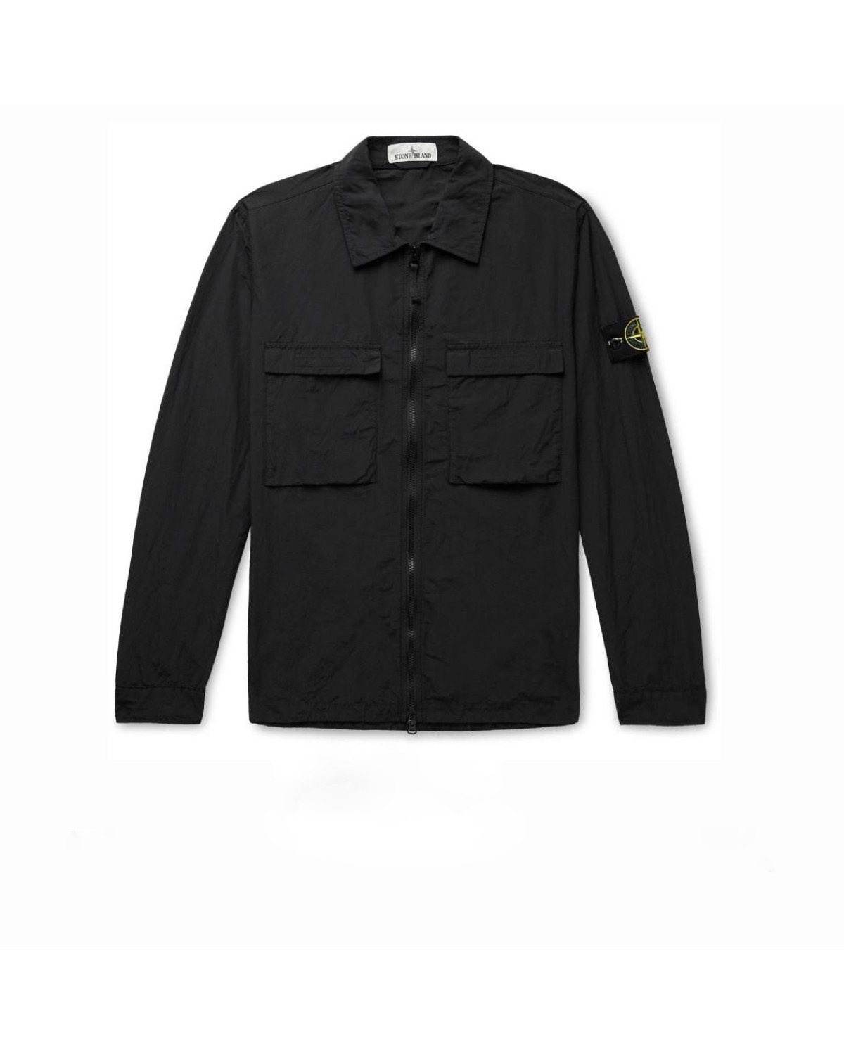 Сорочка - овершот Stone Island nylon metal чорна