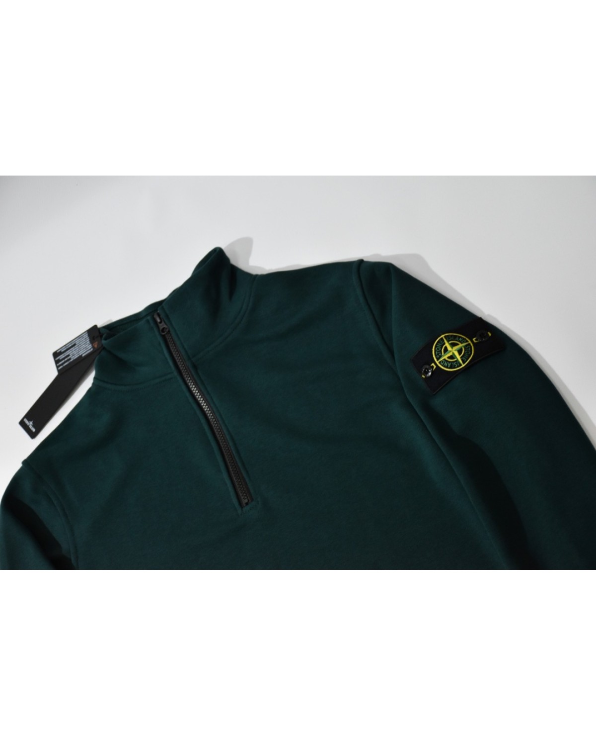 Зіп - світшот Stone Island темно - зелений