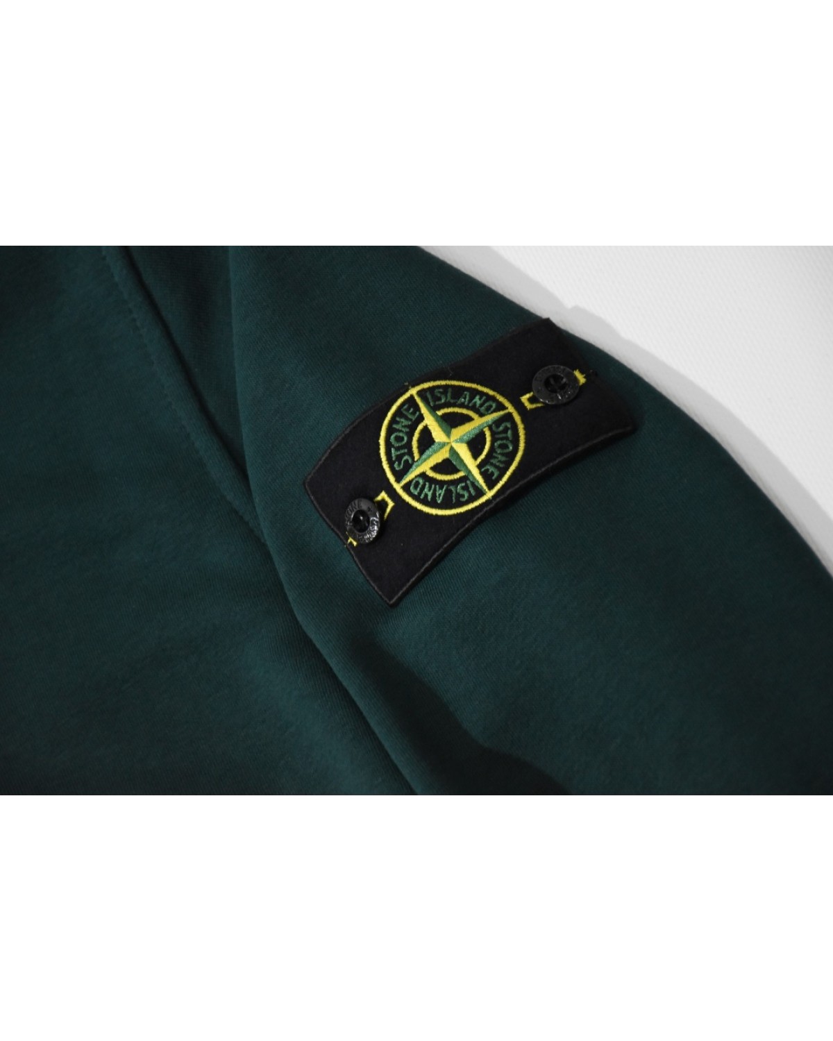 Зіп - світшот Stone Island темно - зелений