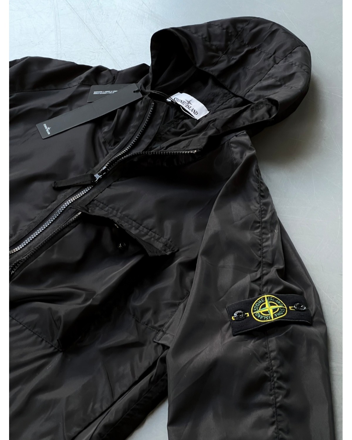 Водонепроникна вітрівка Stone Island Gore-Tex MICRO REPS чорна