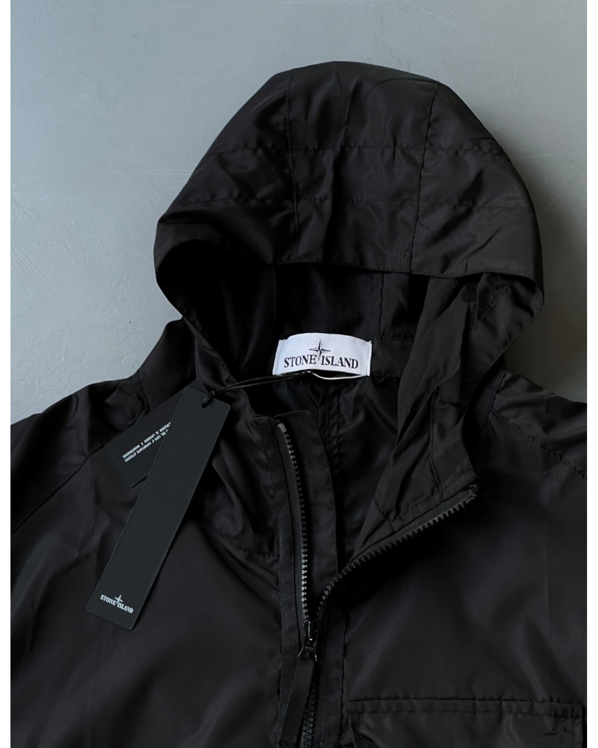 Водонепроникна вітрівка Stone Island Gore-Tex MICRO REPS чорна