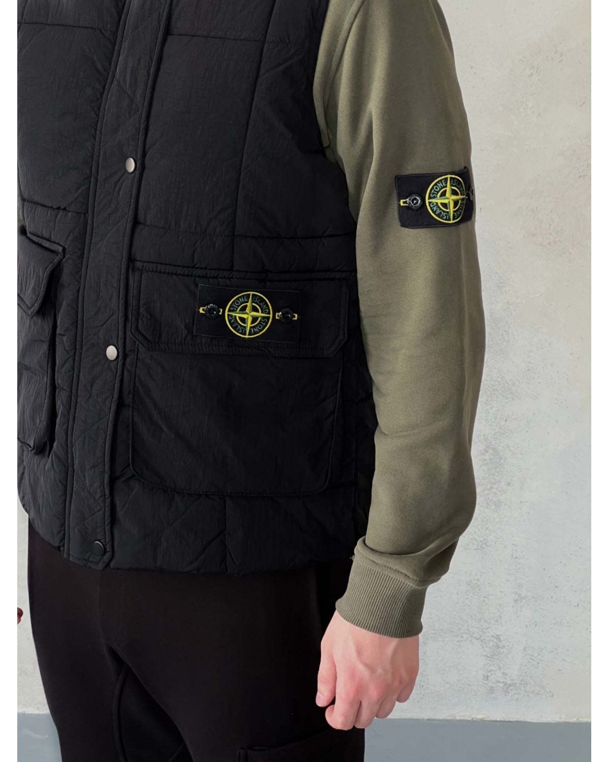 Жилетка Stone Island чорний