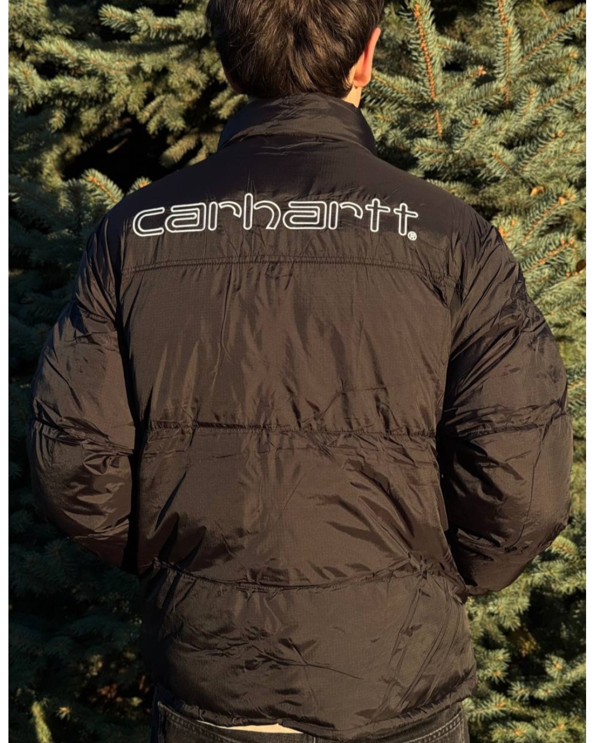 Водовідштовхувальна куртка - пуховик Carhartt Rtt чорна