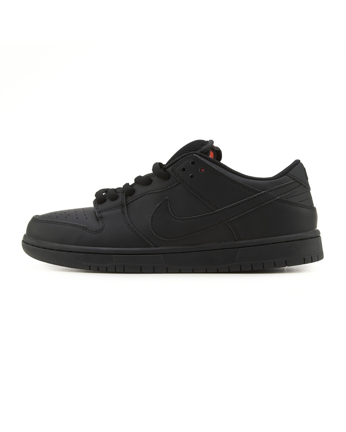 NIke SB Dunk Low Total Black Leather