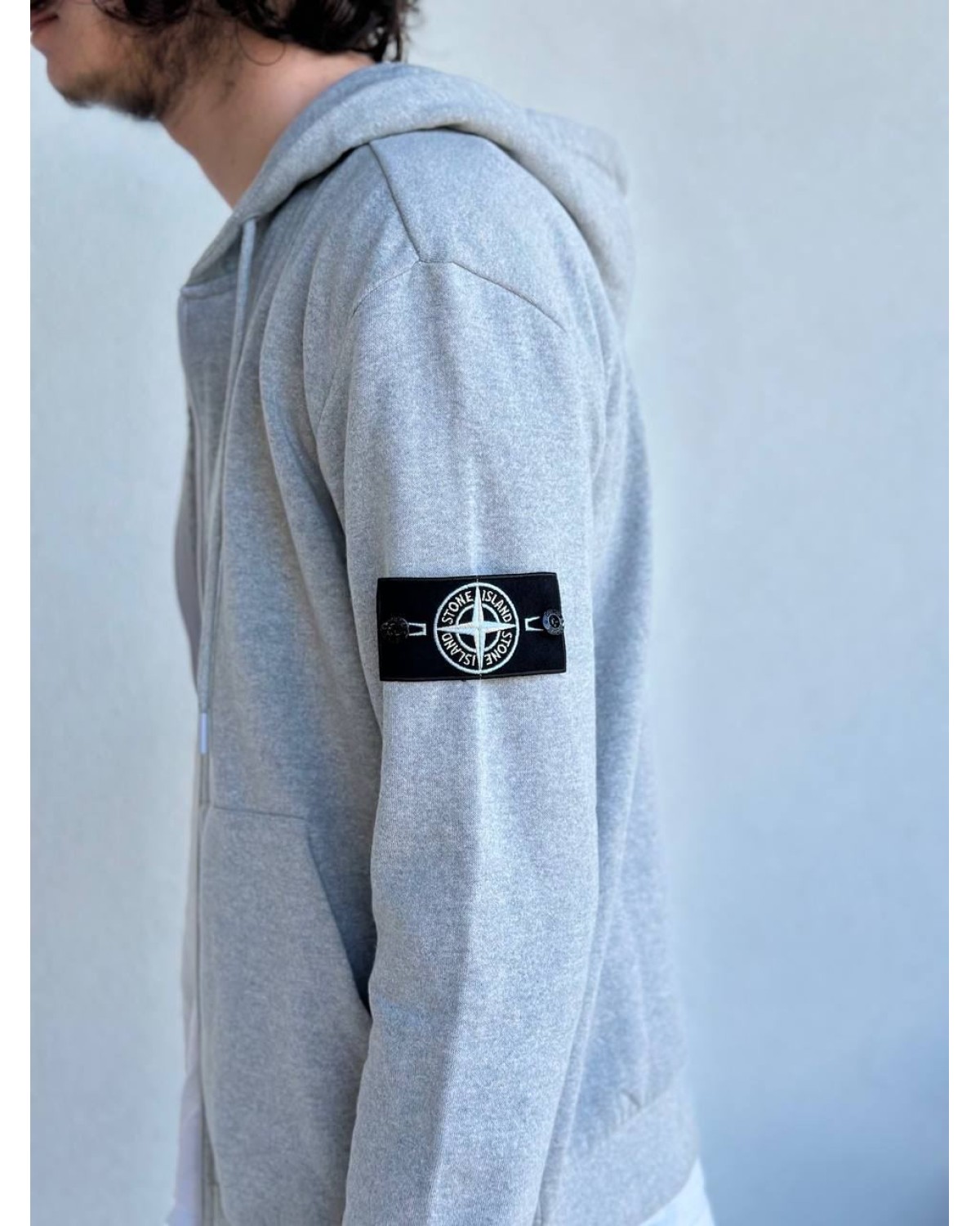 Зіп- Худі Stone Island Сірий