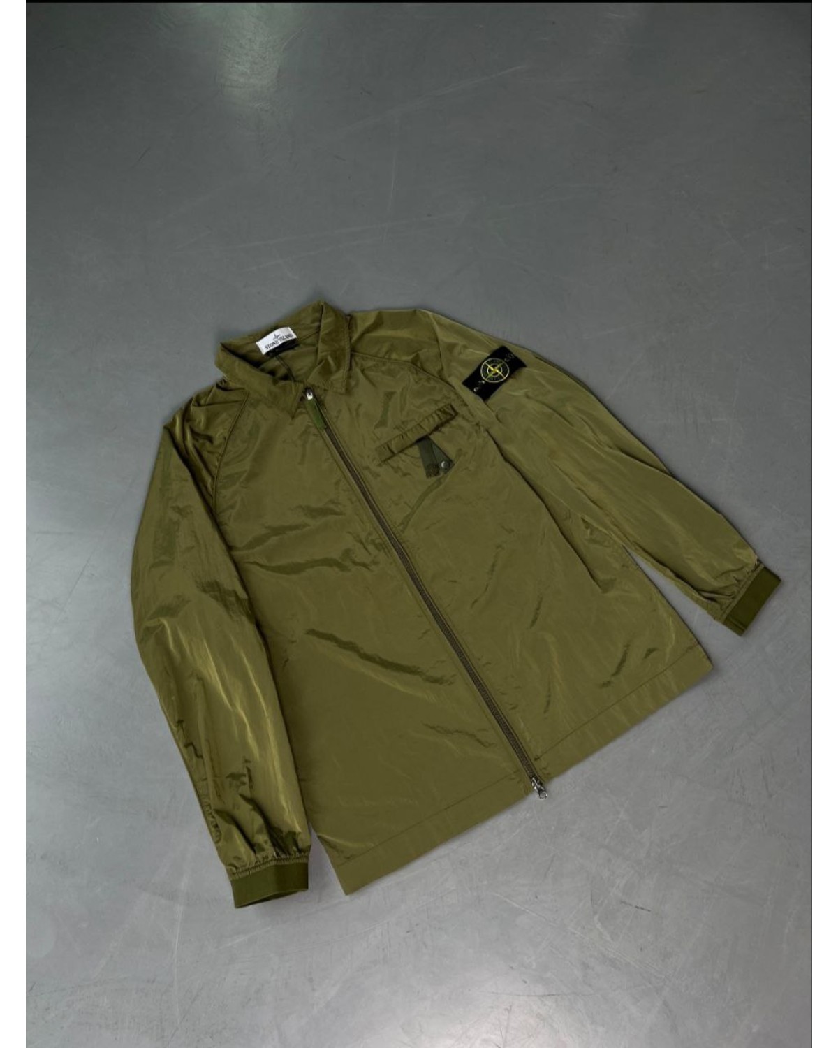 Сорочка  Stone Island nylon хакі