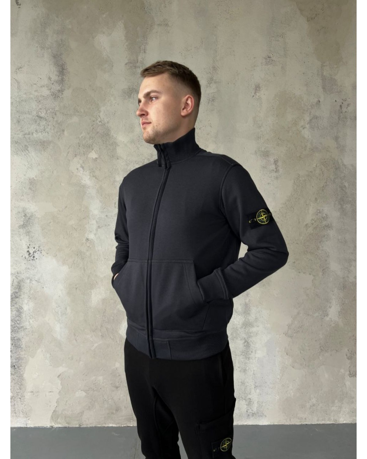 Олімпійка Stone Island FULL ZIP SWEATSHIRT