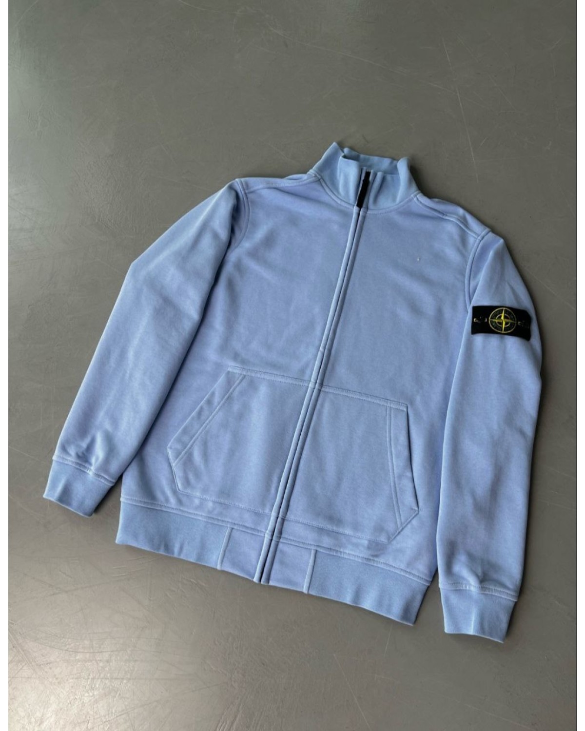 Олімпійка Stone Island FULL ZIP SWEATSHIRT блакитна