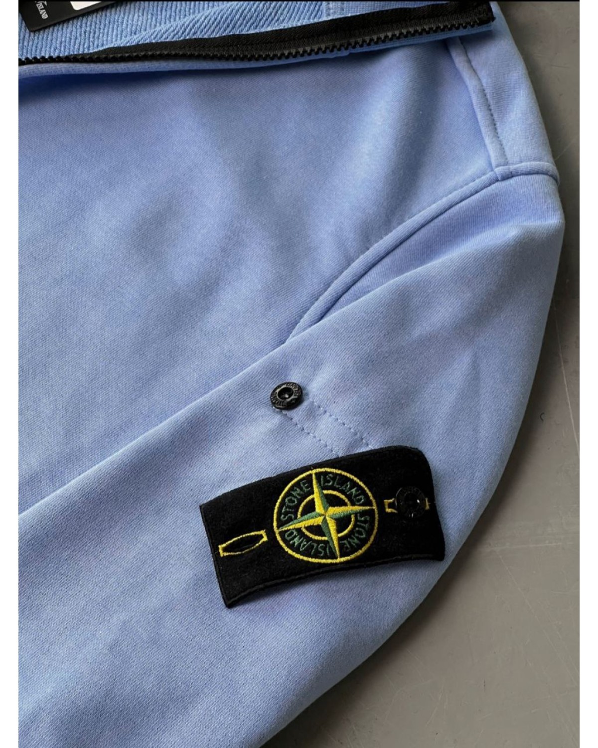 Олімпійка Stone Island FULL ZIP SWEATSHIRT блакитна