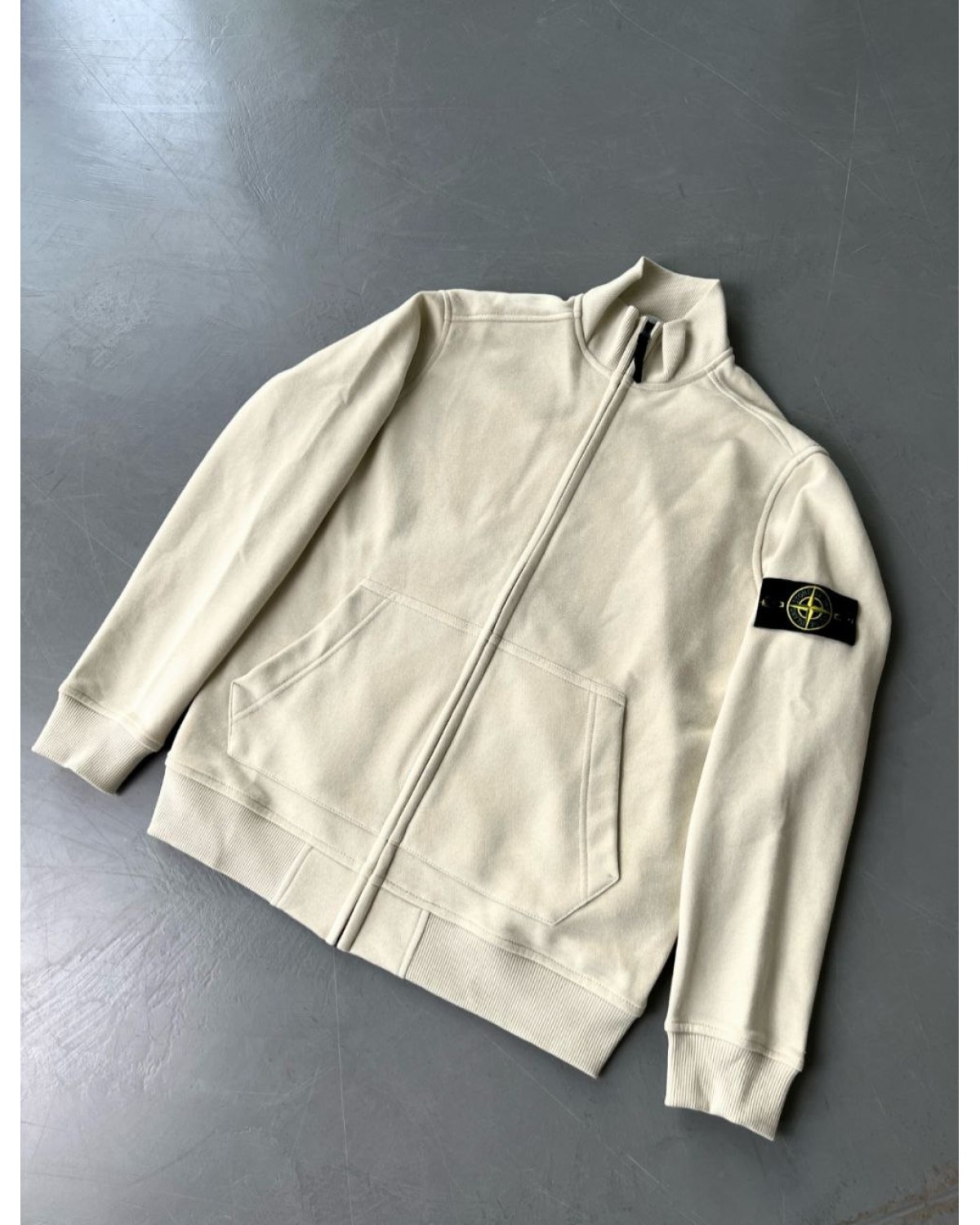 Олімпійка Stone Island FULL ZIP SWEATSHIRT  бежева