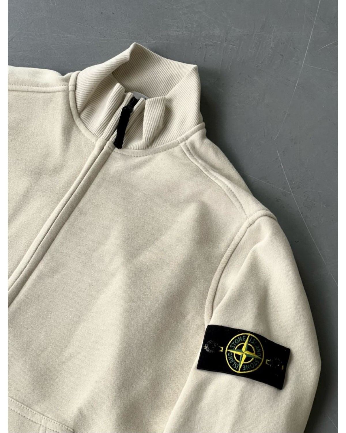 Олімпійка Stone Island FULL ZIP SWEATSHIRT  бежева