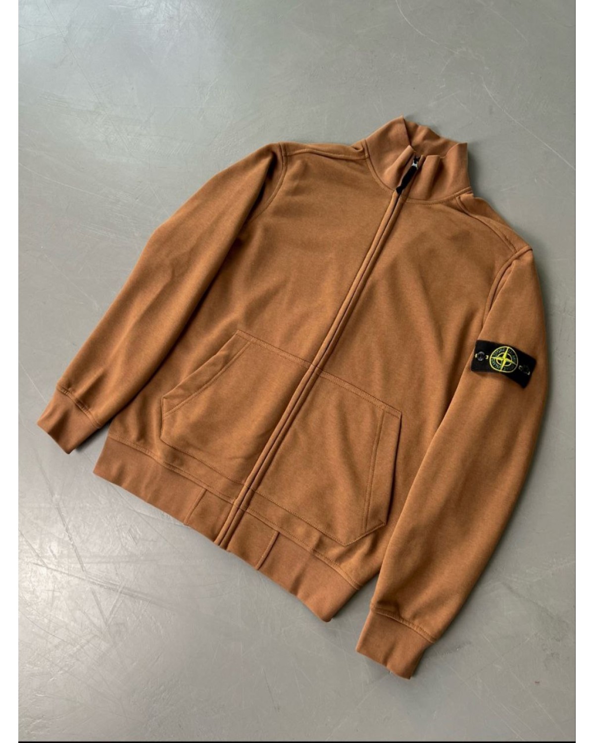 Олімпійка Stone Island FULL ZIP SWEATSHIRT коричнева