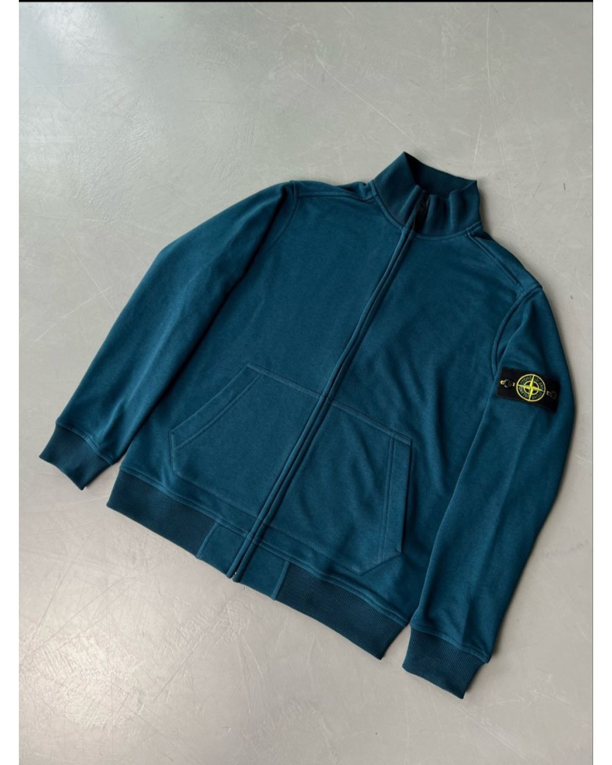 Олімпійка Stone Island FULL ZIP SWEATSHIRT бірюзова