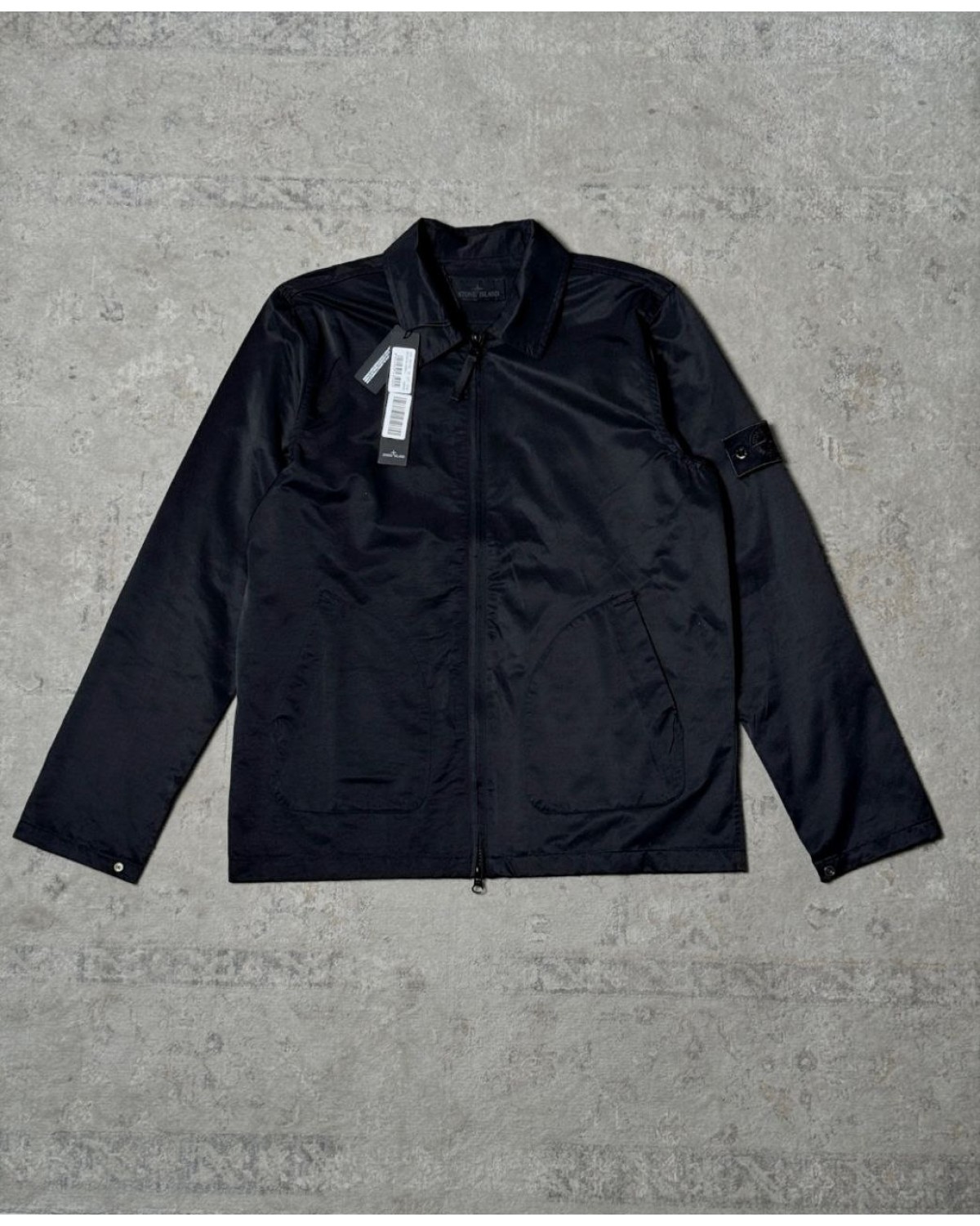 Сорочка - овершот Stone Island GHOST OVERSHIRT BLACK