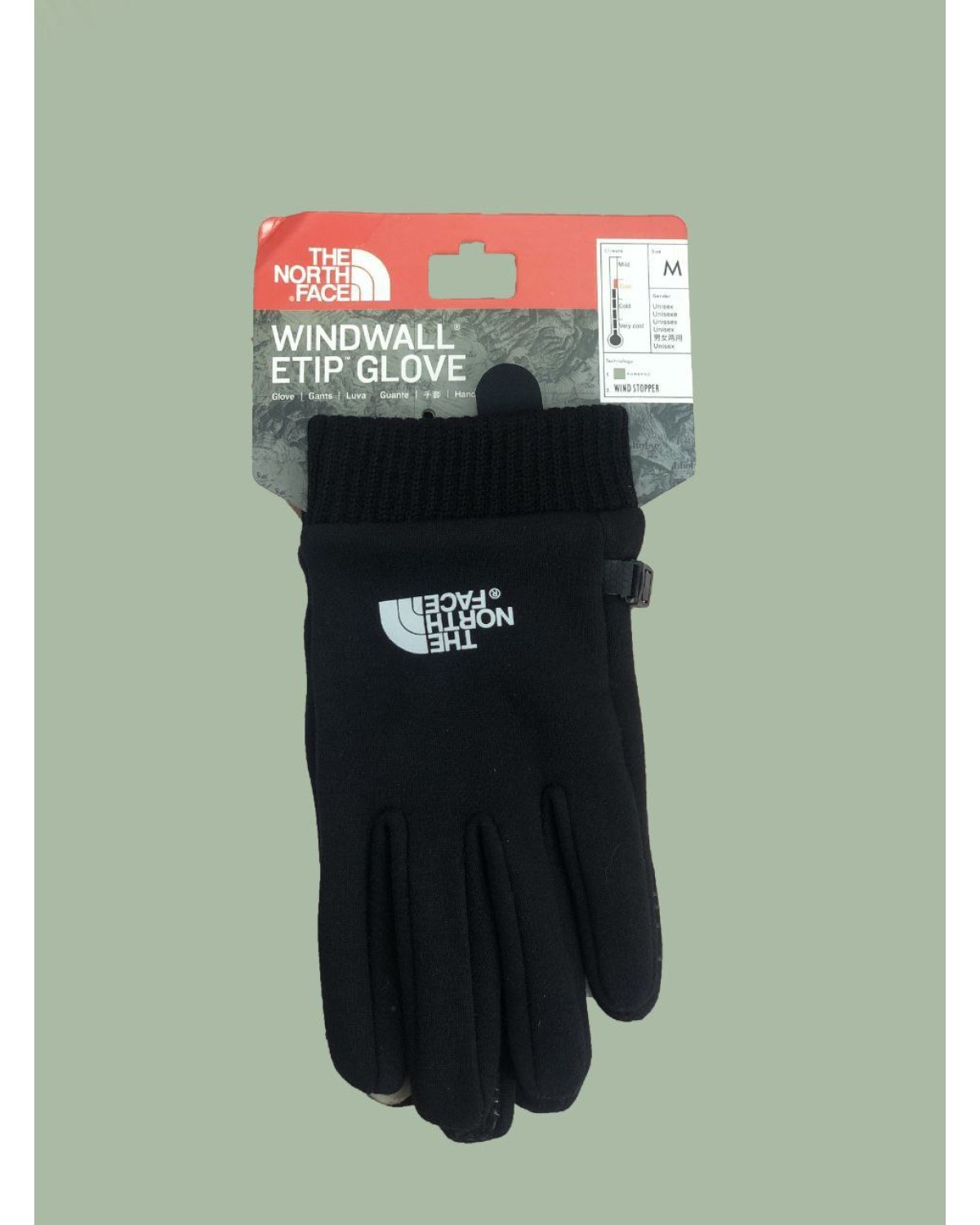 The North Face Windwall Etip Glove чорні