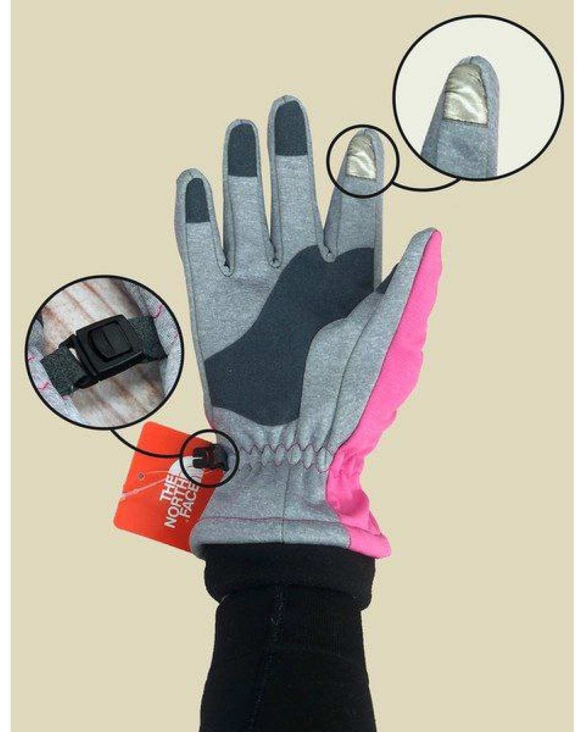 Рукавиці The North Face  Gloves рожеві