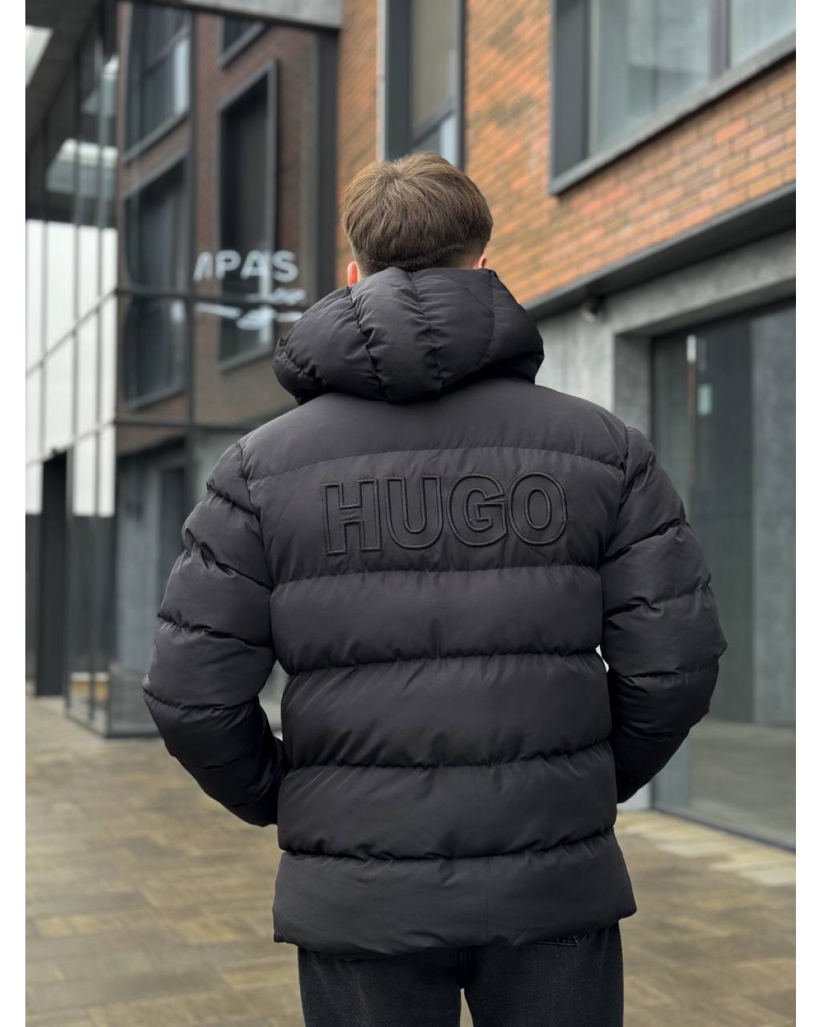 Куртка Hugo Boss чорна