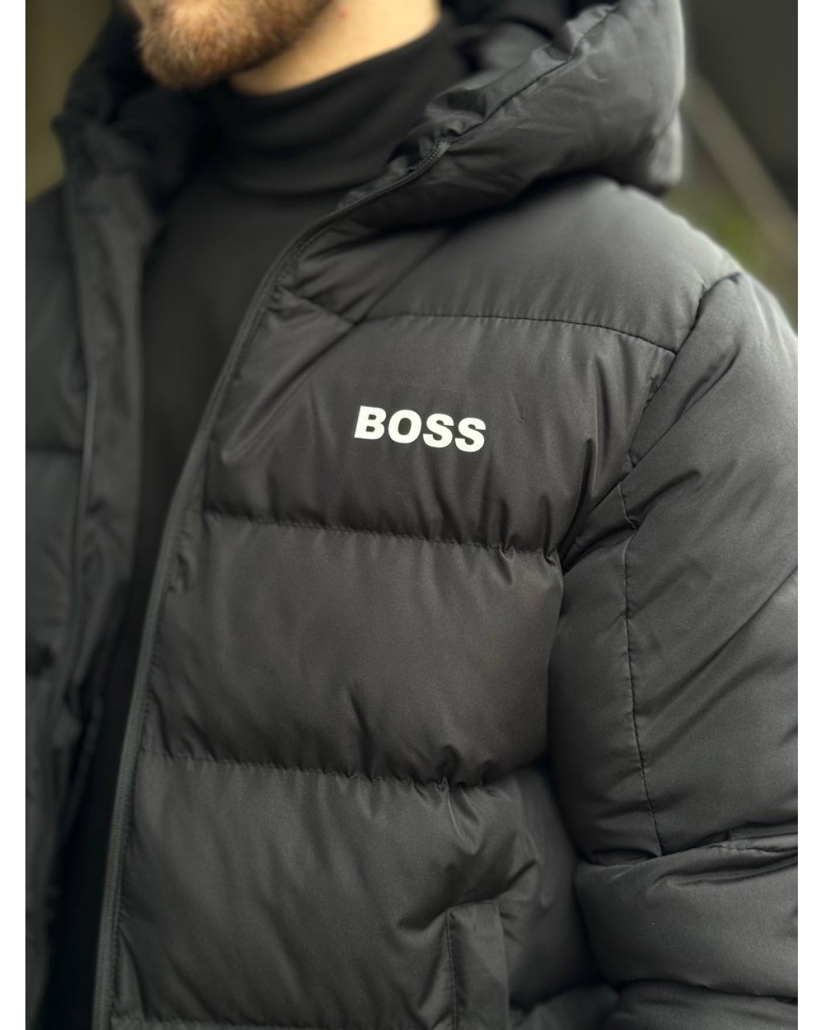 Куртка Hugo Boss чорна