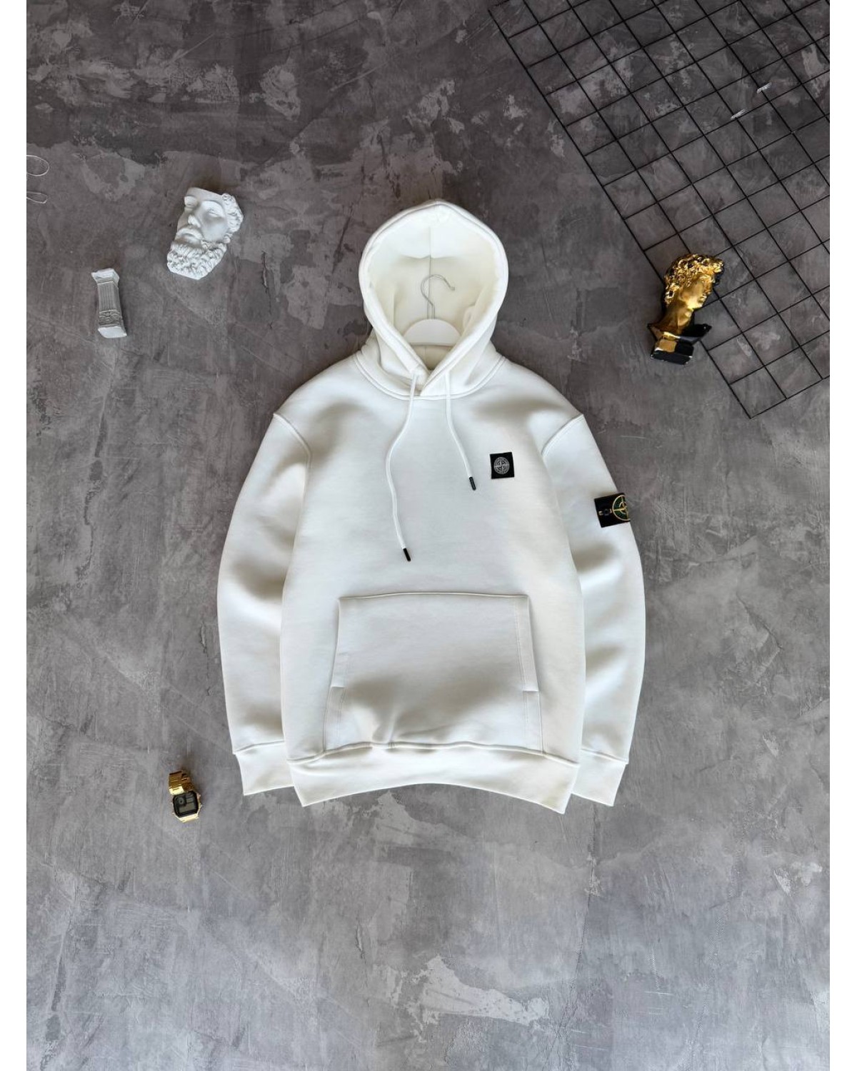 Худі  Stone Island білий