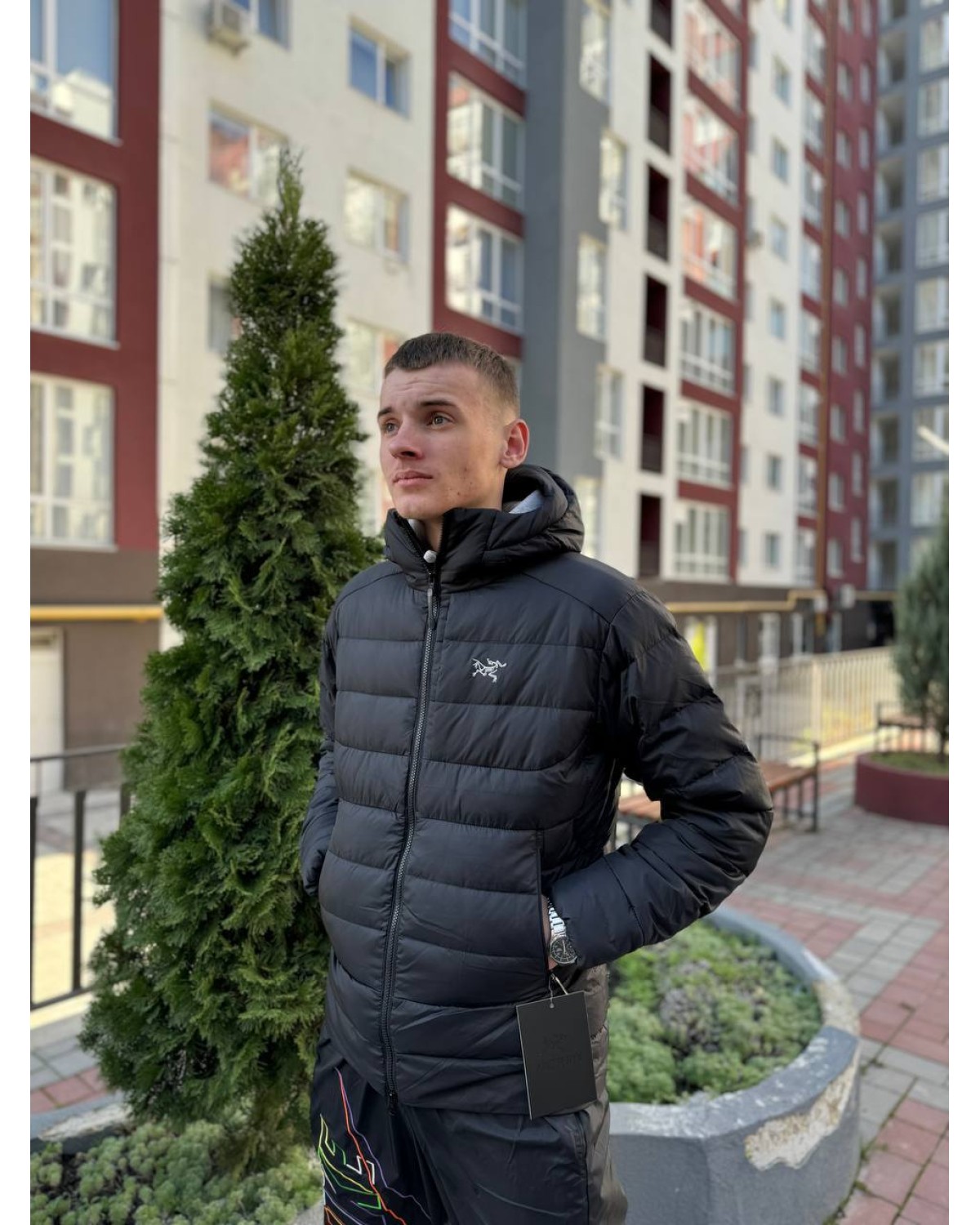 Пуховик Arcteryx Thorium Hoody чорний