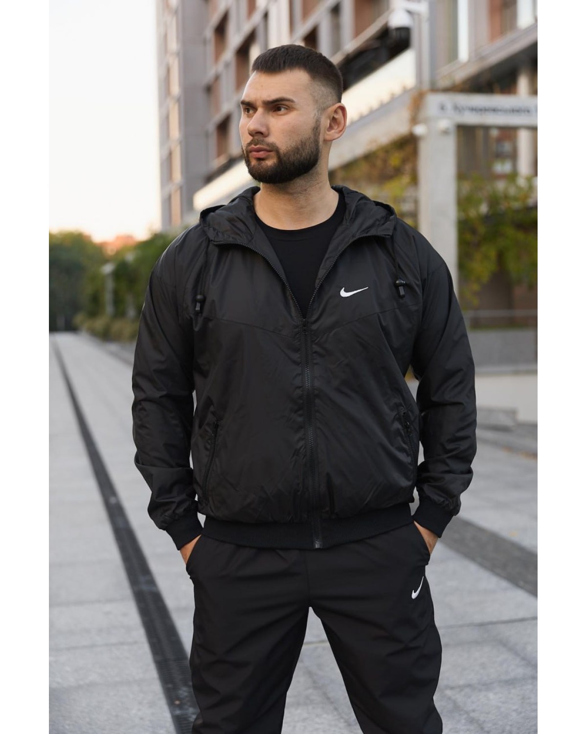 Вітровка  "Windrunner Jacket" Nike чорна