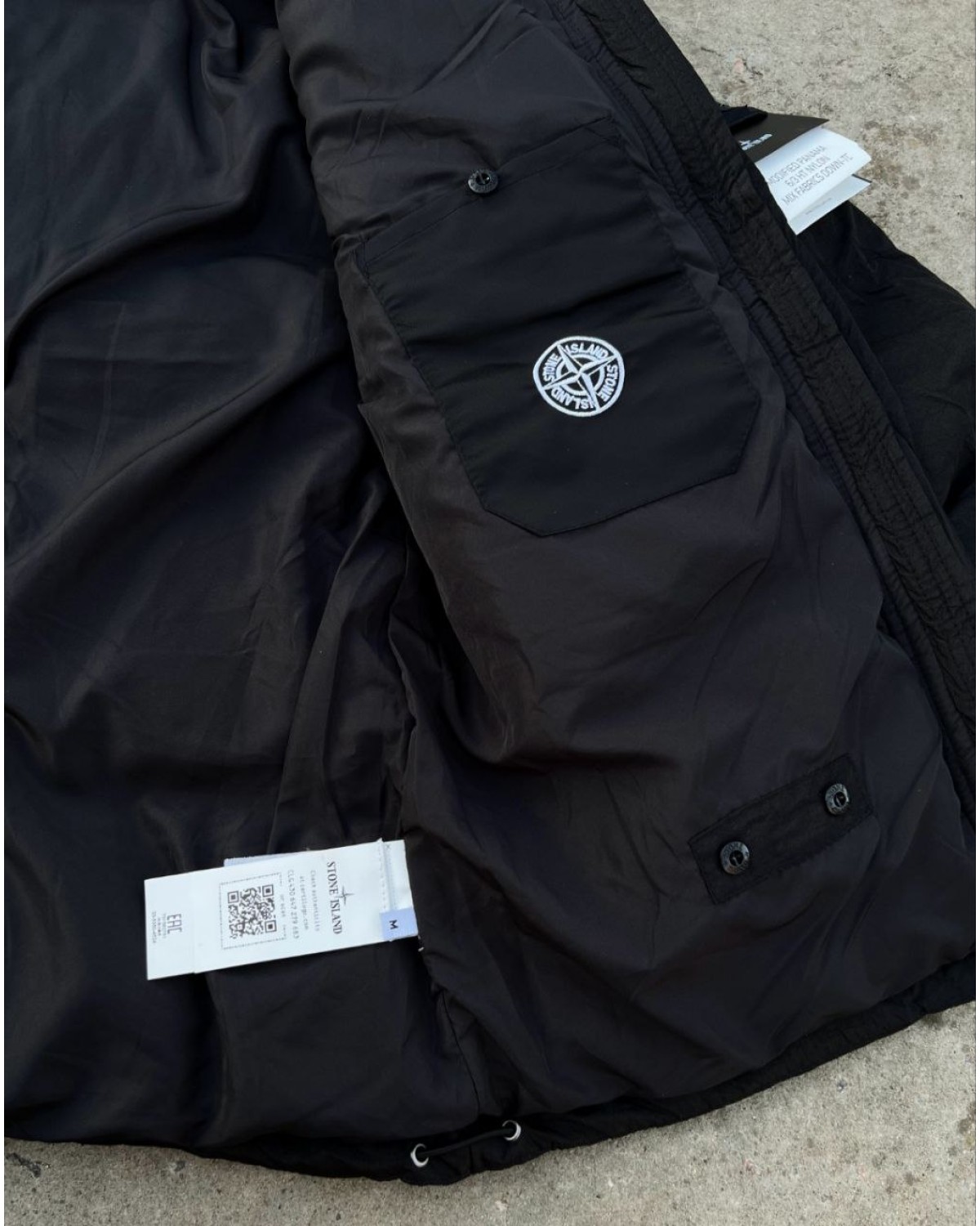 Куртка Stone Island Nylon Metal Tyvek Shield чорна