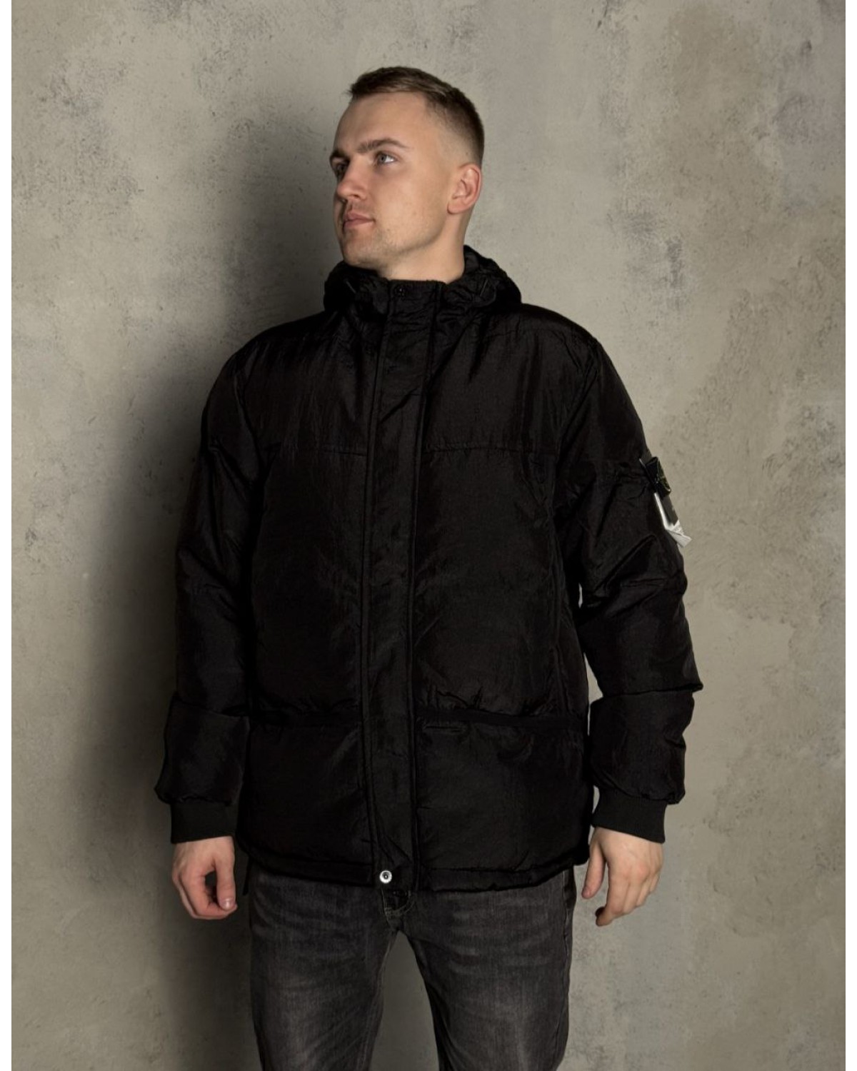 Куртка Stone Island Nylon Metal Tyvek Shield чорна