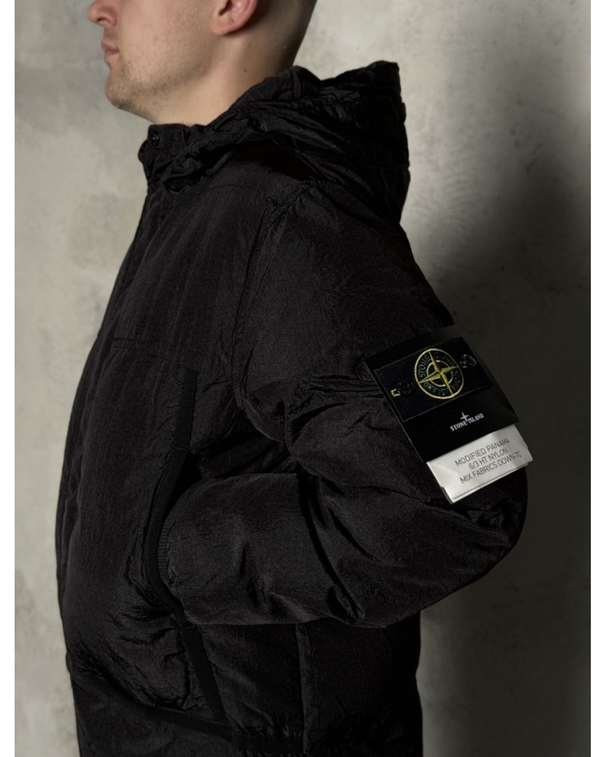 Куртка Stone Island Nylon Metal Tyvek Shield чорна