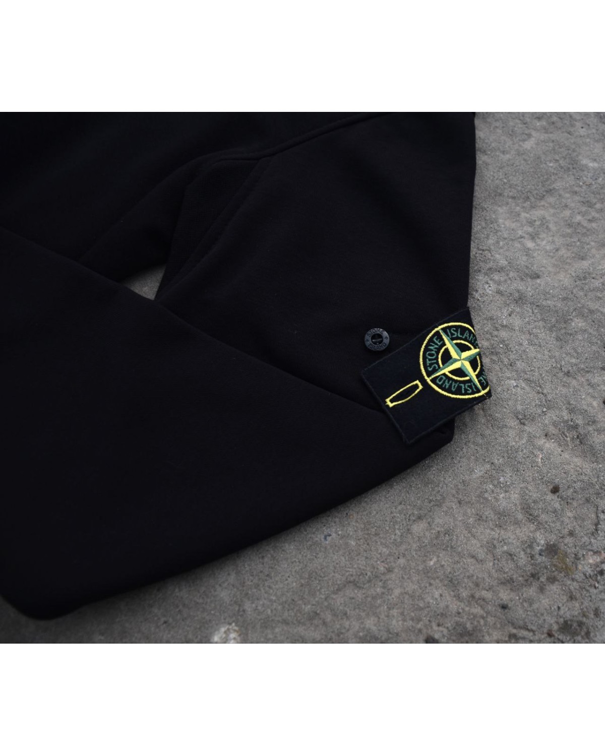 Зіп - худі Stone Island чорний