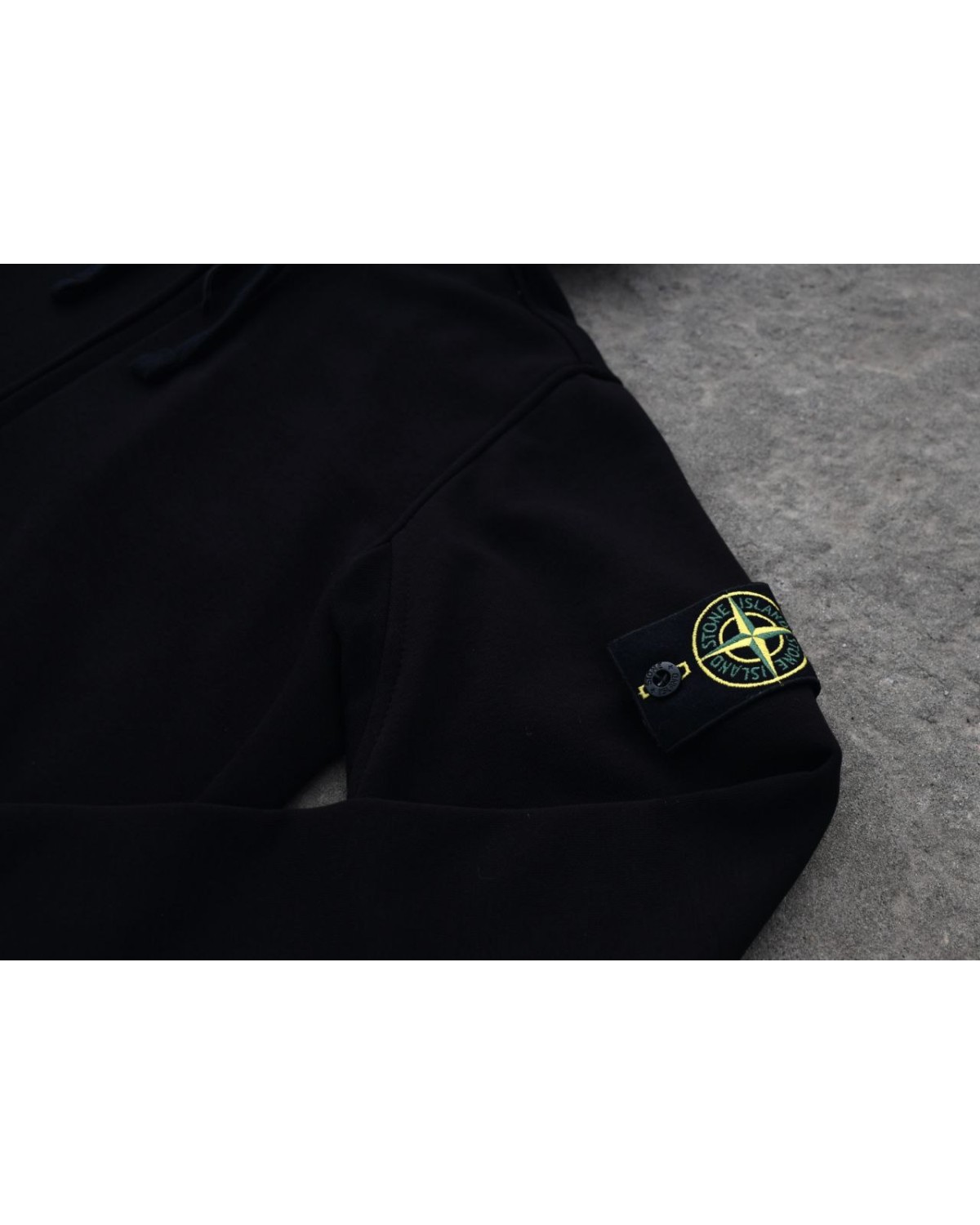 Зіп - худі Stone Island чорний