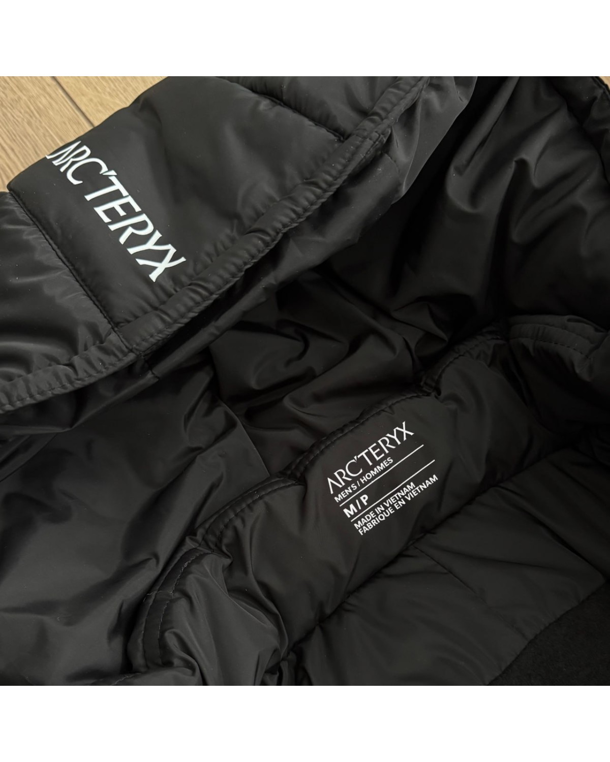 Куртка пуховик Arcteryx Gore-Tex чорний