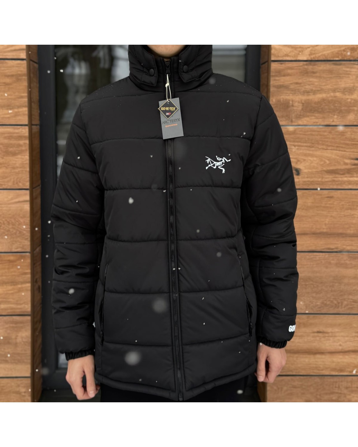 Куртка пуховик Arcteryx Gore-Tex чорний