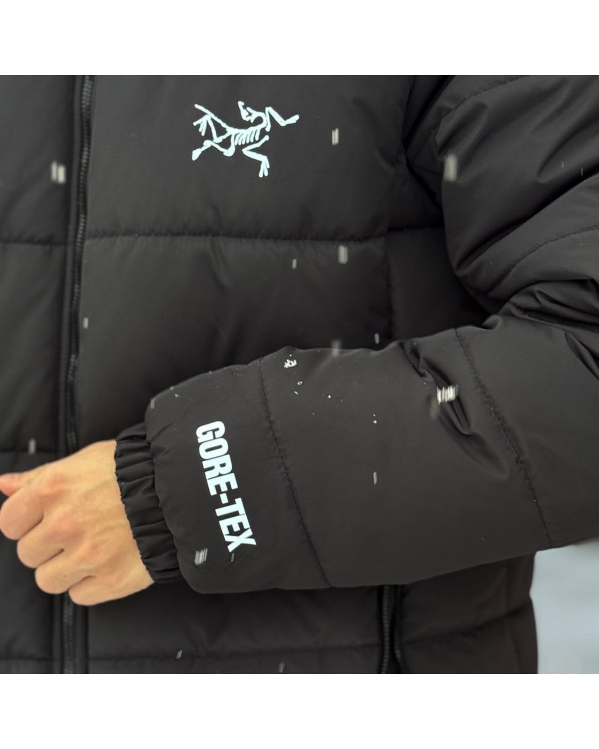 Куртка пуховик Arcteryx Gore-Tex чорний