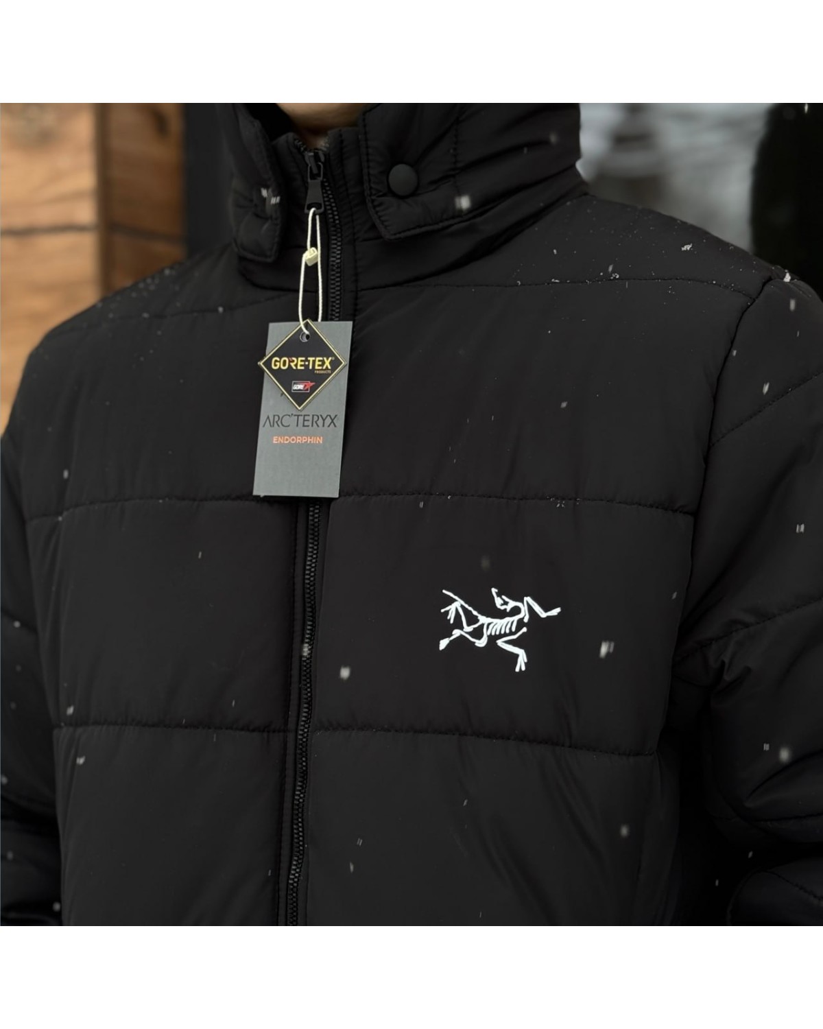 Куртка пуховик Arcteryx Gore-Tex чорний