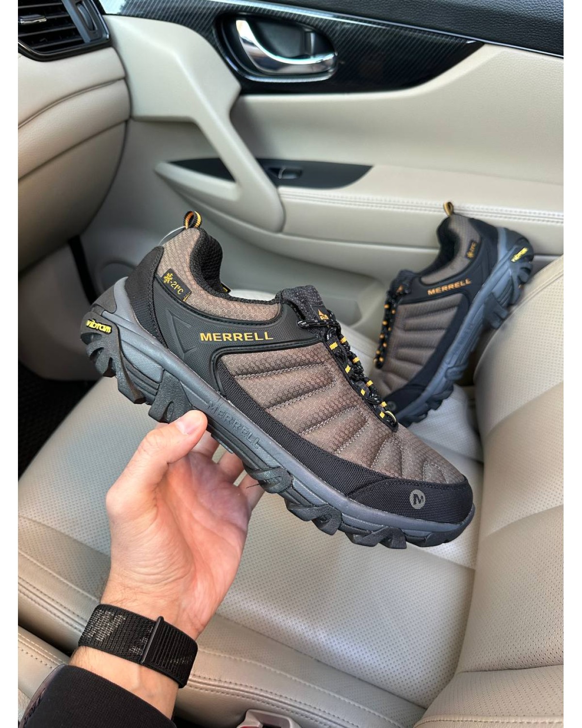Merrell Moab Work Gore-Tex Brown Black Thermo