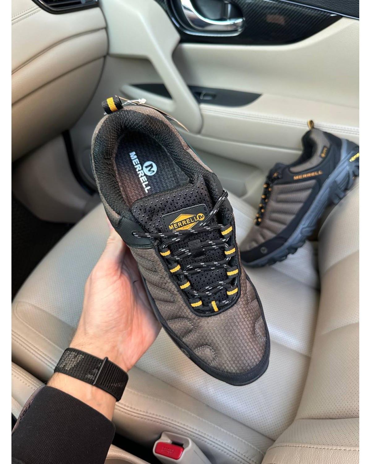 Merrell Moab Work Gore-Tex Brown Black Thermo