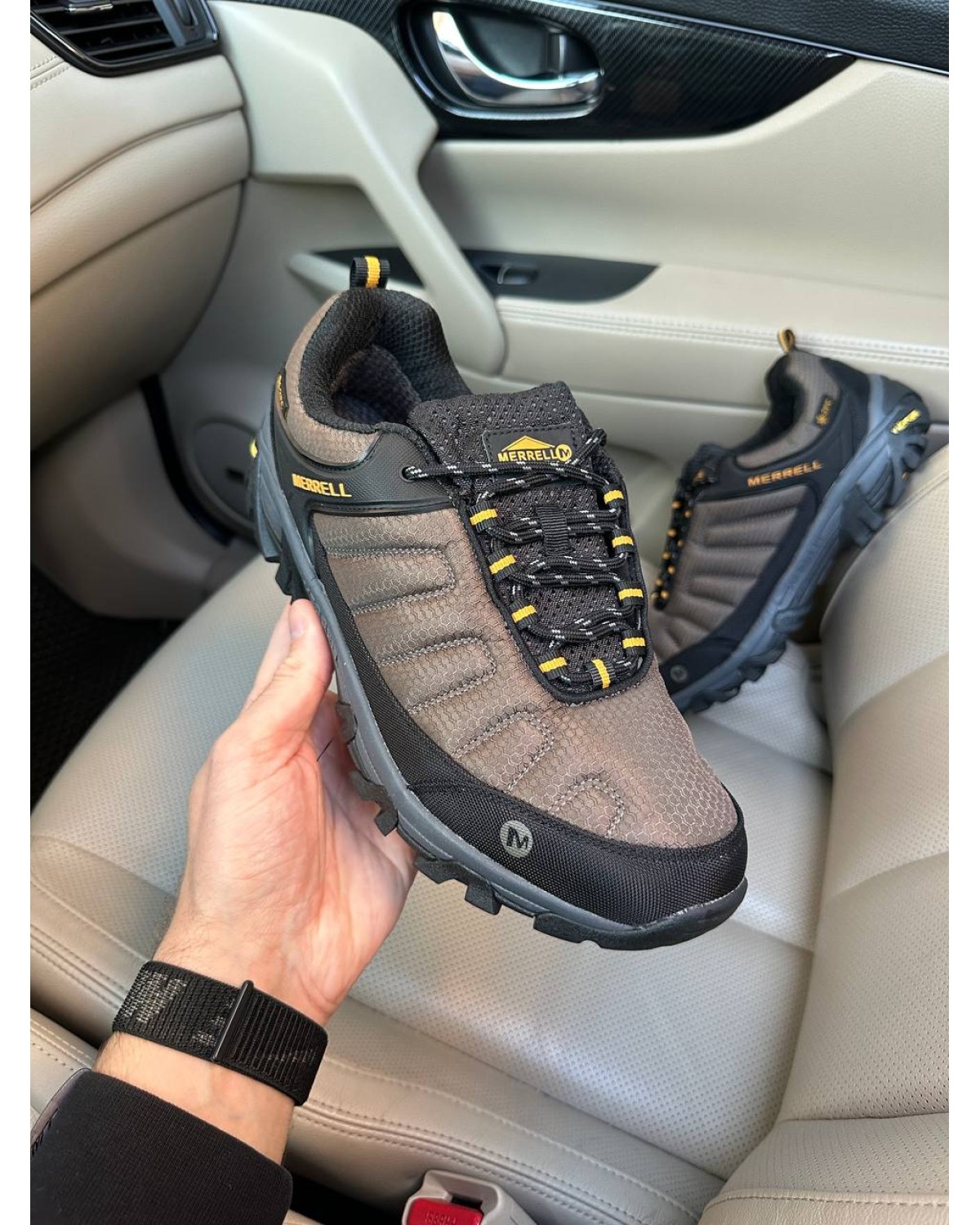 Merrell Moab Work Gore-Tex Brown Black Thermo