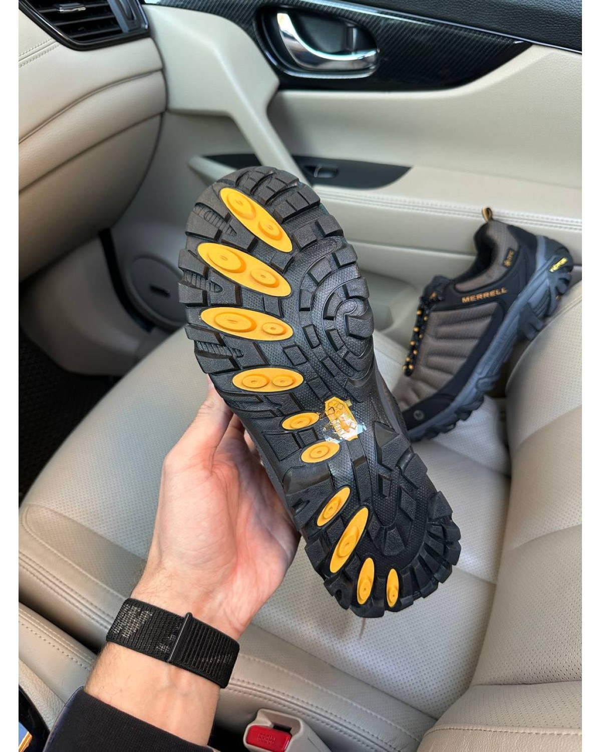 Merrell Moab Work Gore-Tex Brown Black Thermo