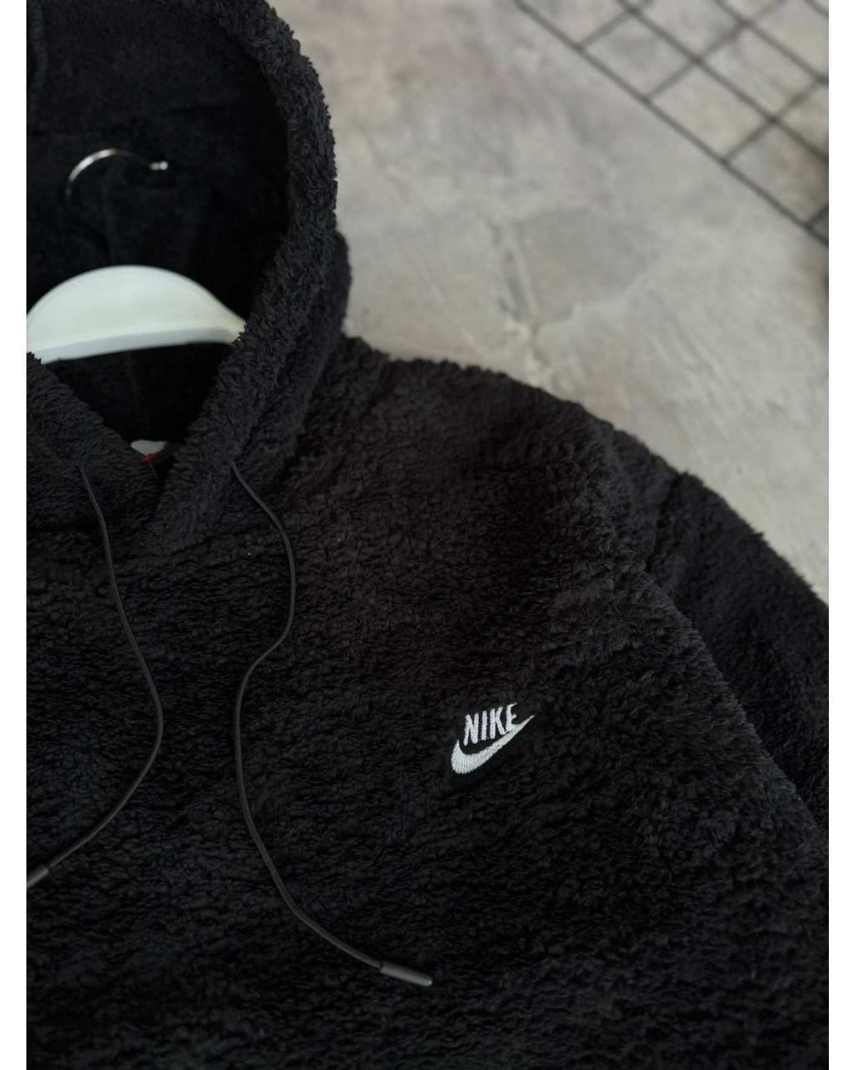 Худі тедді Nike чорний