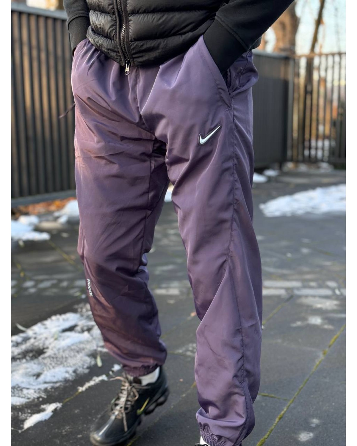 Nike × Drake Nocta Nrg Woven Sweatpants Black Purple