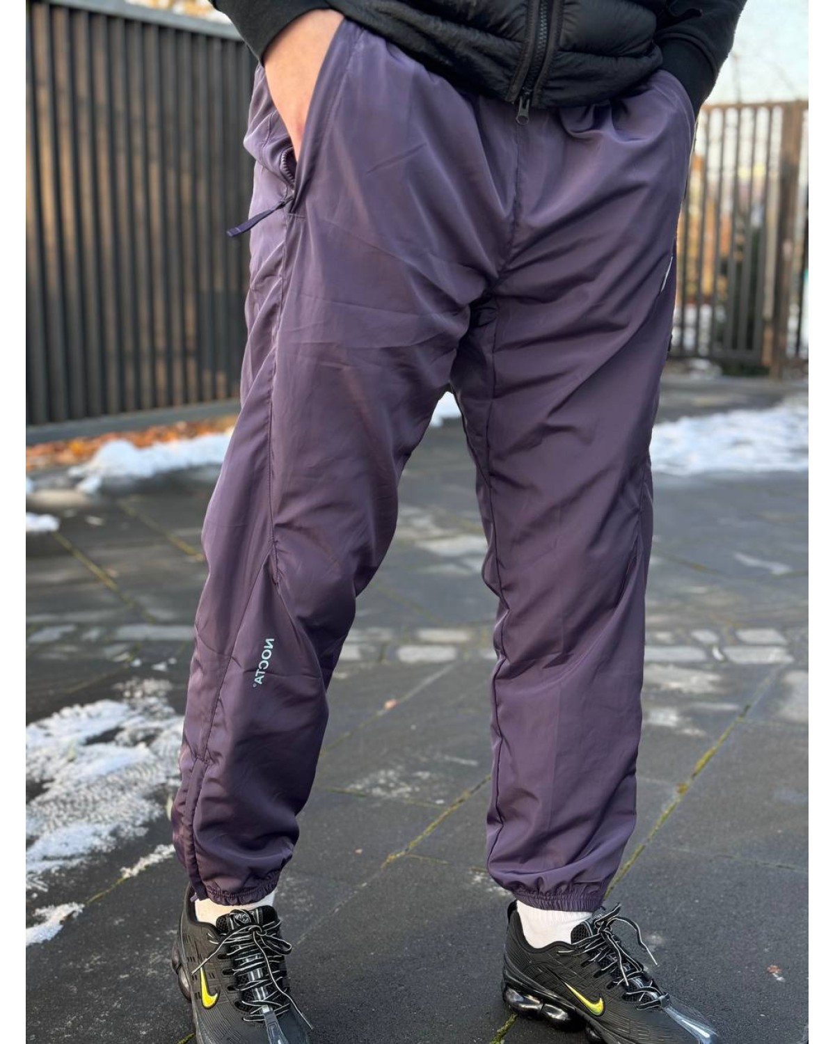 Nike × Drake Nocta Nrg Woven Sweatpants Black Purple