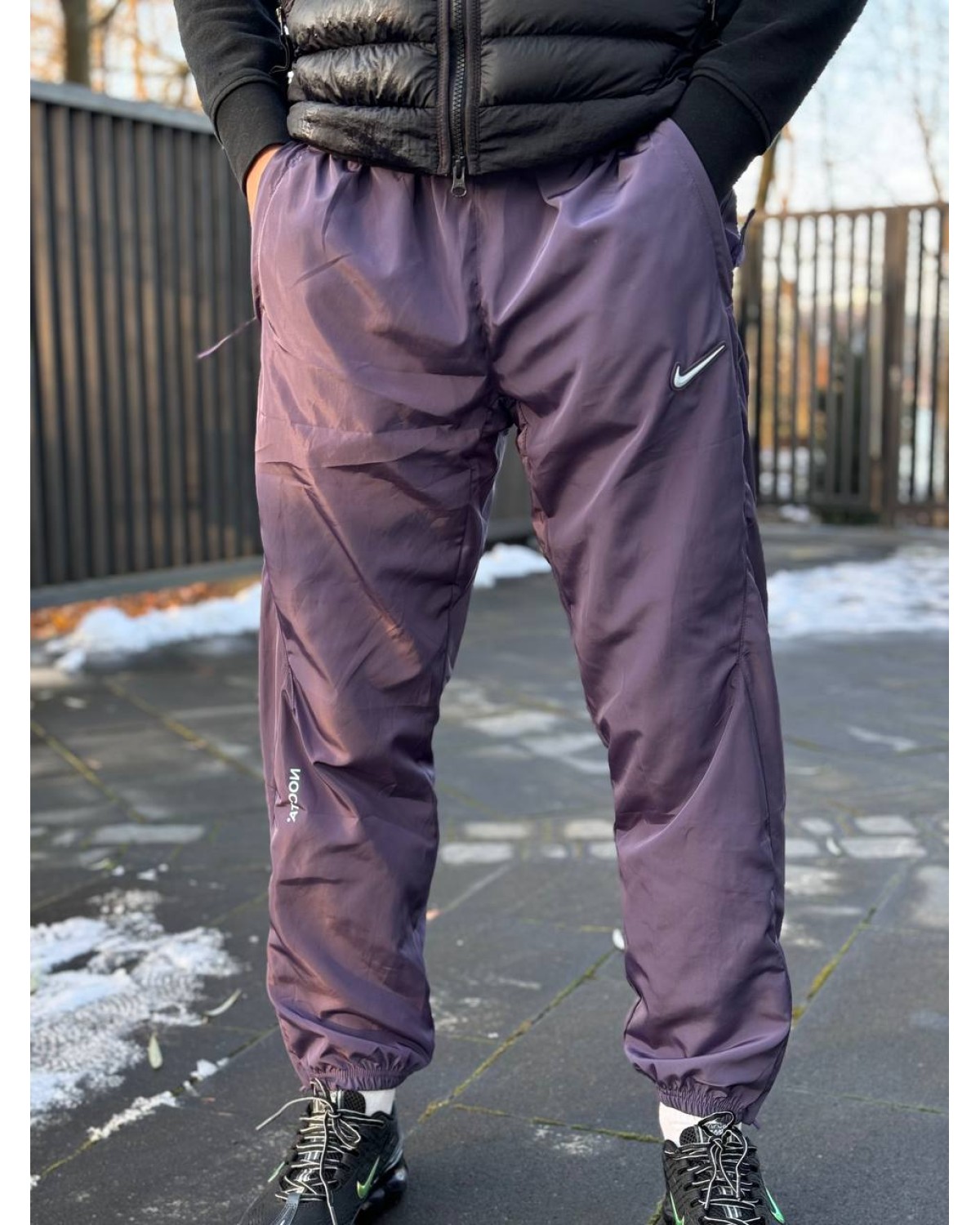 Nike × Drake Nocta Nrg Woven Sweatpants Black Purple